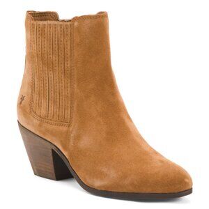 FRYE Suede Sandra Chelsea Booties